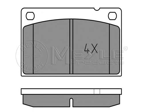 Комплект тормозных колодок, дисковый тормоз