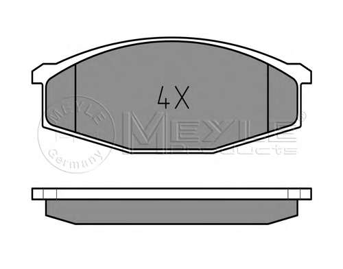 Комплект тормозных колодок, дисковый тормоз