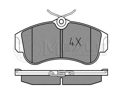 Комплект тормозных колодок, дисковый тормоз
