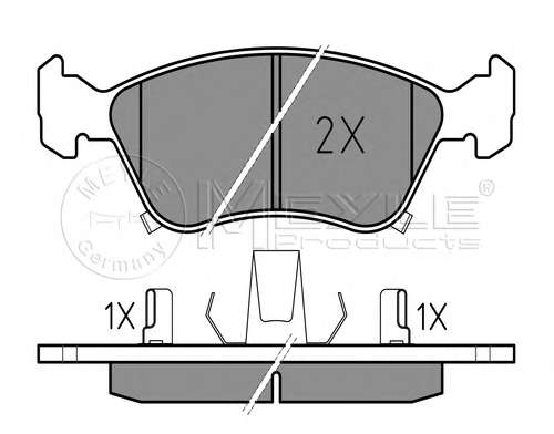 Комплект тормозных колодок, дисковый тормоз