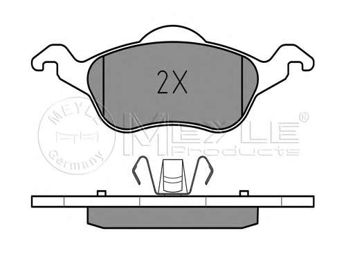 Комплект тормозных колодок, дисковый тормоз