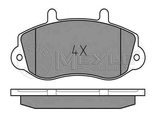 Комплект тормозных колодок, дисковый тормоз