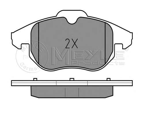 Комплект тормозных колодок, дисковый тормоз