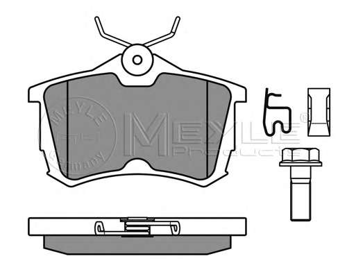 Комплект тормозных колодок, дисковый тормоз
