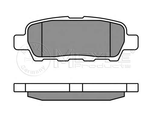 Комплект тормозных колодок, дисковый тормоз