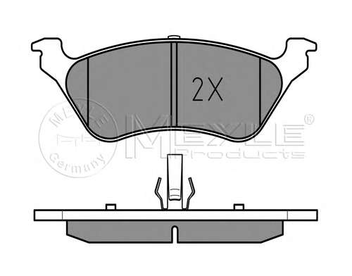 Комплект тормозных колодок, дисковый тормоз
