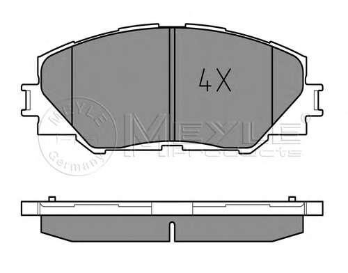 Комплект тормозных колодок, дисковый тормоз