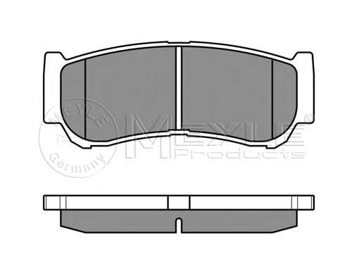 Комплект тормозных колодок, дисковый тормоз