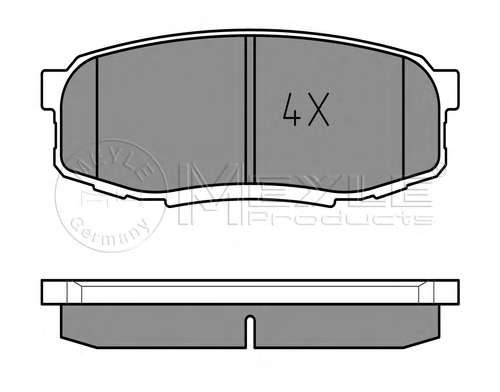 Комплект тормозных колодок, дисковый тормоз