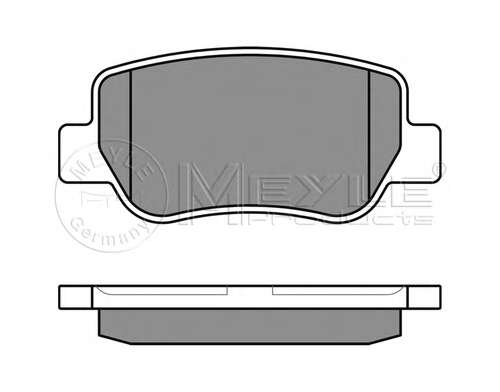 Комплект тормозных колодок, дисковый тормоз