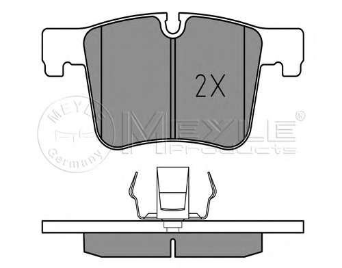 Комплект тормозных колодок, дисковый тормоз