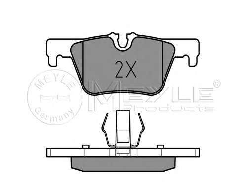 Комплект тормозных колодок, дисковый тормоз