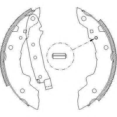Комплект тормозных колодок
