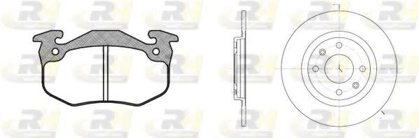 Комплект тормозов, дисковый тормозной механизм