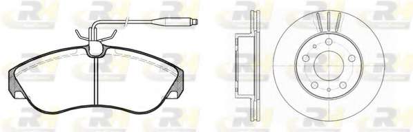 Комплект тормозов, дисковый тормозной механизм