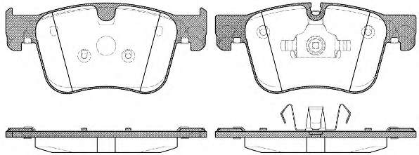 Комплект тормозных колодок, дисковый тормоз