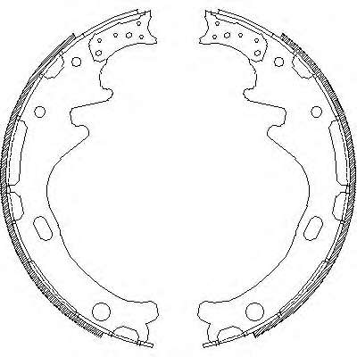 Комплект тормозных колодок