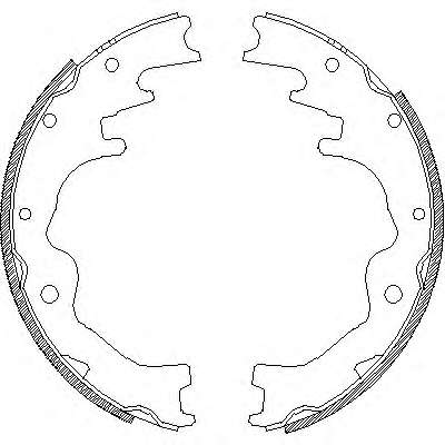 Комплект тормозных колодок