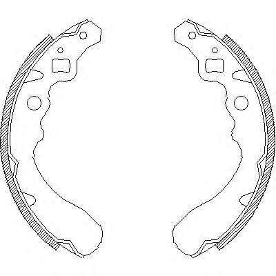 Комплект тормозных колодок
