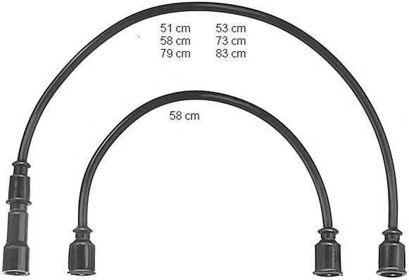 Комплект проводов зажигания
