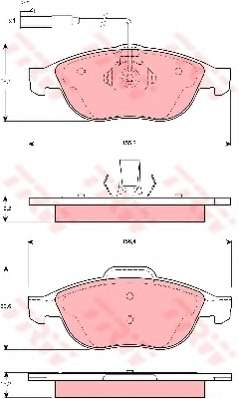 Гальмівні колодки, дискові