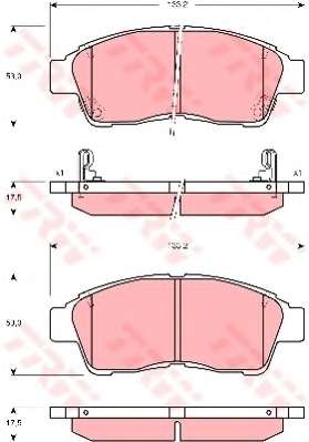 Гальмівні колодки, дискові