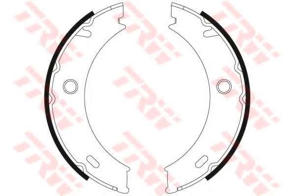Гальмівні колодки, барабанні