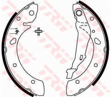 Гальмівні колодки, барабанні