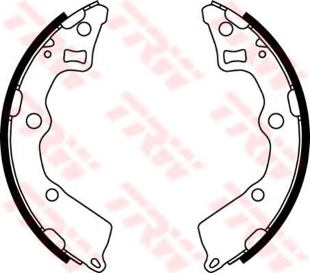 Гальмівні колодки, барабанні