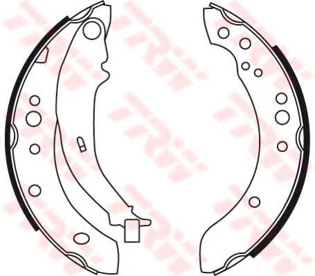 Гальмівні колодки, барабанні