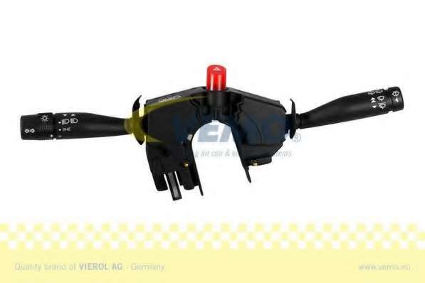 Выключатель, головной свет; Мигающий указатель; Указатель аварийной сигнализации; Переключатель стеклоочистителя; Выключатель на колонке рулевого управления