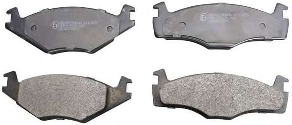 Комплект тормозных колодок, дисковый тормоз