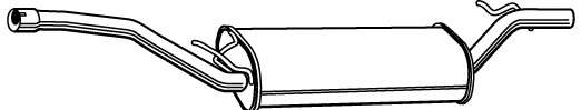 Глушитель выхлопных газов конечный