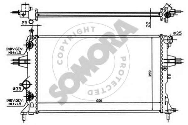 Радиатор, охлаждение двигателя