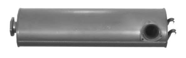 Средний глушитель выхлопных газов