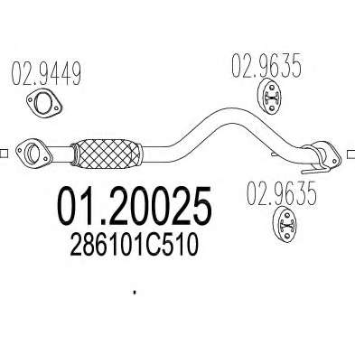 Труба выхлопного газа