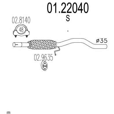 Труба выхлопного газа