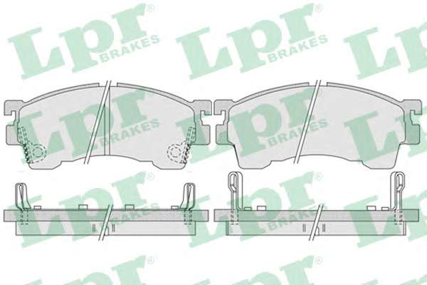 Комплект тормозных колодок, дисковый тормоз