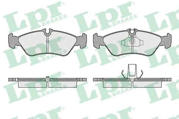 Комплект тормозных колодок, дисковый тормоз