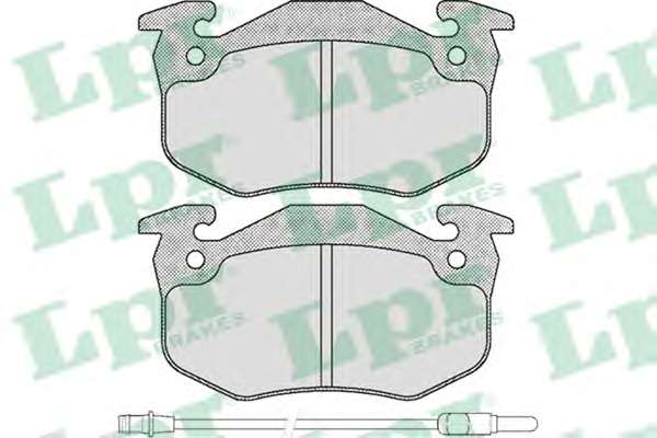 Комплект тормозных колодок, дисковый тормоз