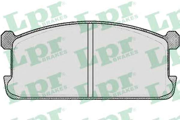 Комплект тормозных колодок, дисковый тормоз
