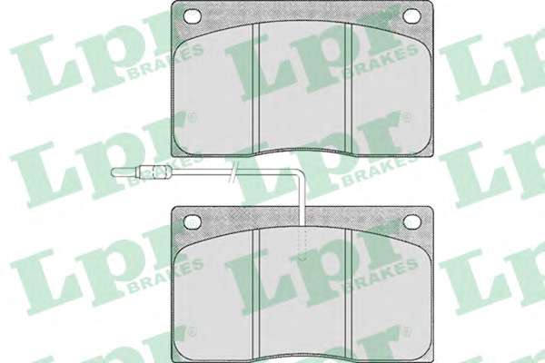Комплект тормозных колодок, дисковый тормоз