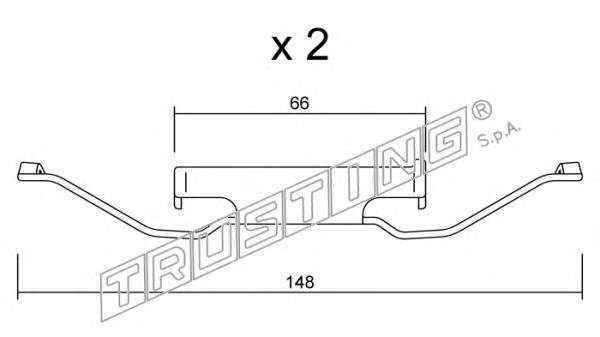 Комплектующие, колодки дискового тормоза