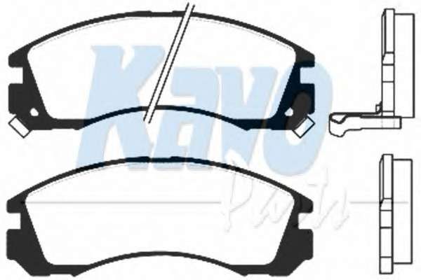 Комплект тормозных колодок, дисковый тормоз