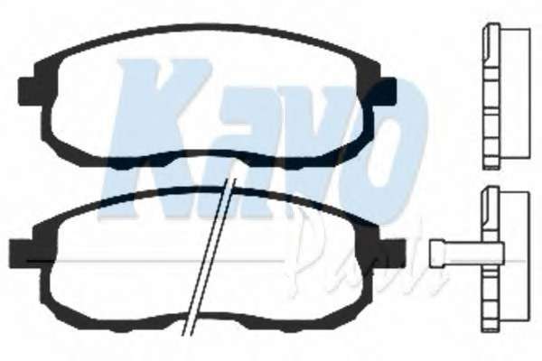 Комплект тормозных колодок, дисковый тормоз