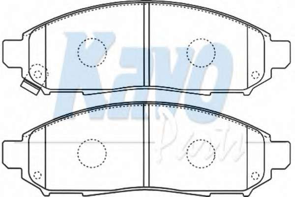 Комплект тормозных колодок, дисковый тормоз