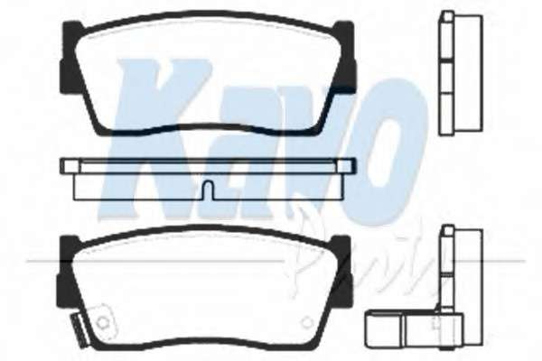 Комплект тормозных колодок, дисковый тормоз