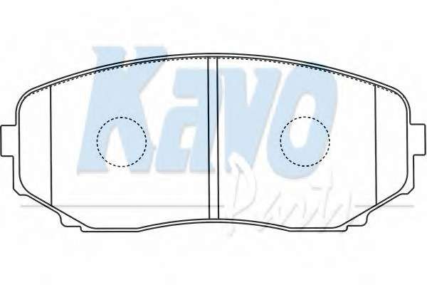 Комплект тормозных колодок, дисковый тормоз
