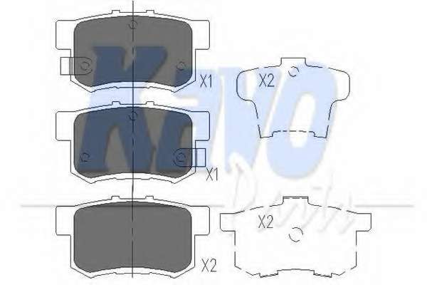 Комплект тормозных колодок, дисковый тормоз