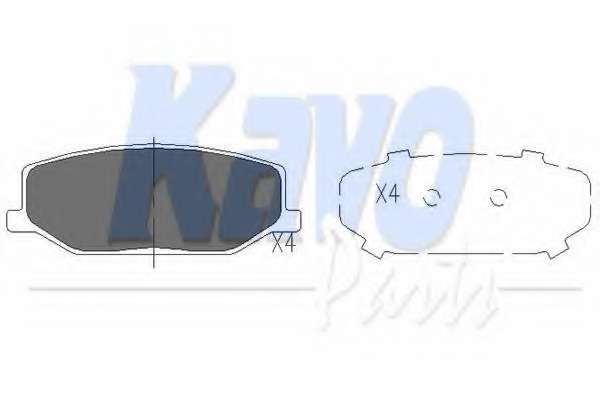 Комплект тормозных колодок, дисковый тормоз